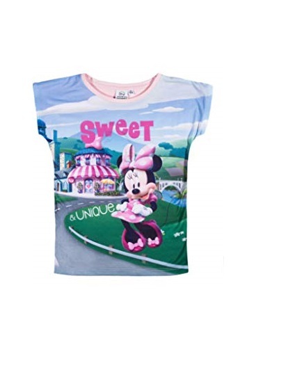 Disney Minnie Maus Mädchen T-Shirt, bunt