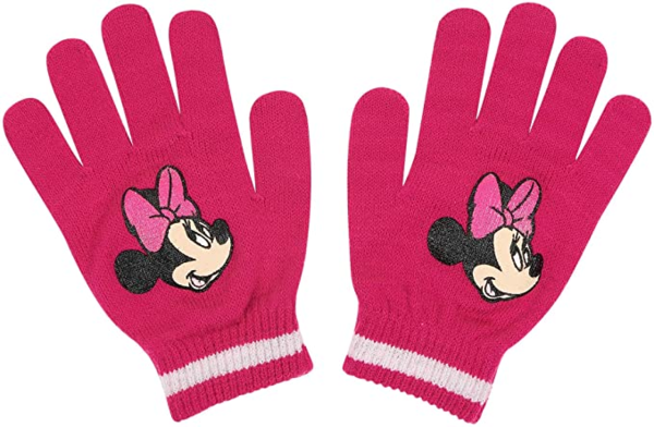 Disney Minnie Maus Mädchen Handschuhe, rosa UNI
