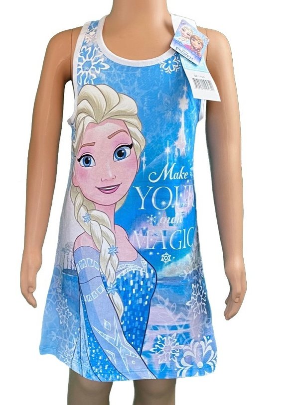 Disney Frozen - Die Eiskönigin Mädchen Sommerkleid Kleid, blau, Gr.110
