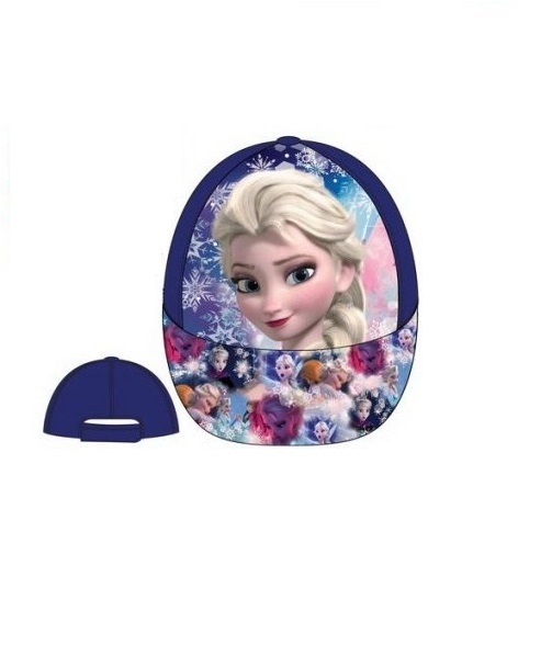 Disney Frozen - Die Eiskönigin Mädchen Basecap, Cap, Mütze mit Elsa, Gr. 52, 54