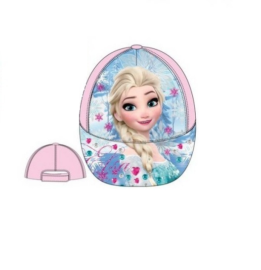 Disney Frozen - Die Eiskönigin Mädchen Basecap, Cap, Mütze mit Elsa, Gr. 52, 54