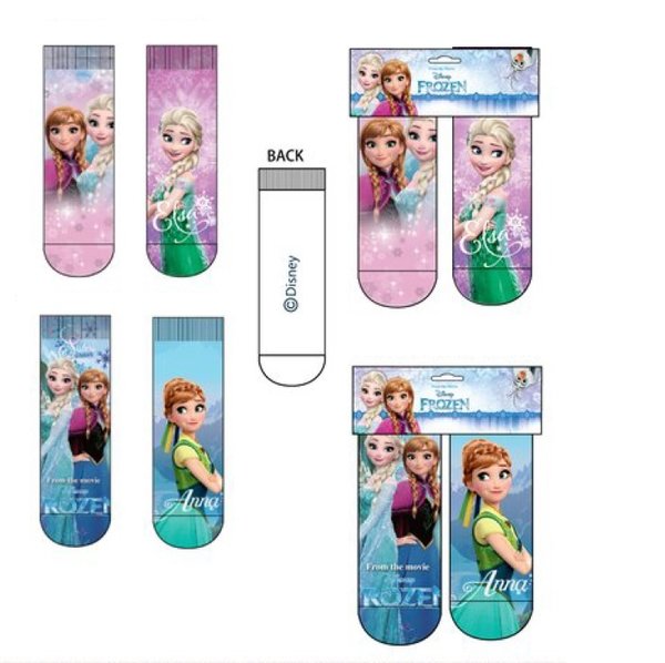 4 Paar Socken Disney Frozen - Die Eiskönigin Mädchen Anna & Elsa, Gr. 31-34