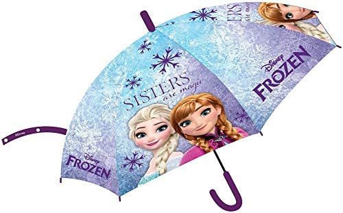 Disney Frozen - Die Eiskönigin Mädchen Regenschirm mit Anna & Elsa Motiv