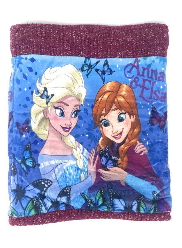 Disney Frozen - Die Eiskönigin Mädchen Kinder Winter Schlauchschal Anna & Elsa, gefüttert