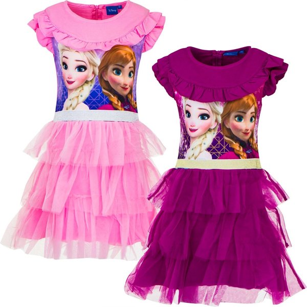 Disney Frozen - Die Eiskönigin Mädchen festliches Kleid, Gr. 104, 110, 116,128