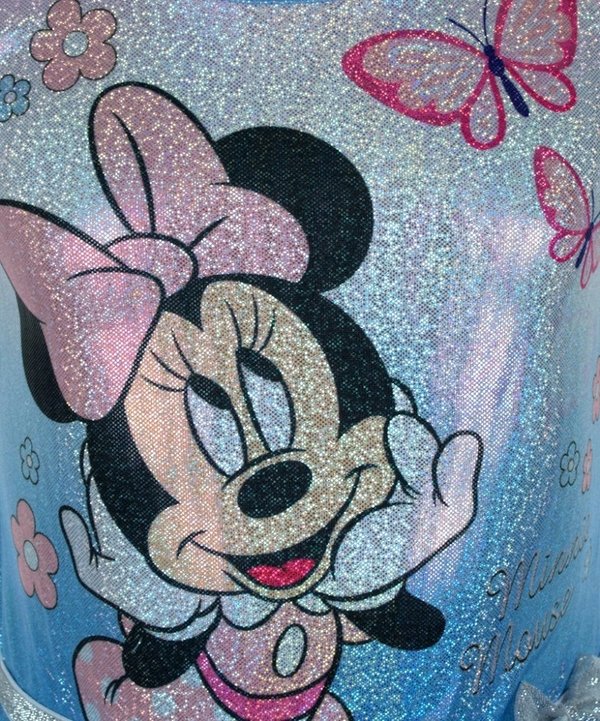Disney Minnie Maus Mädchen Sommerkleid Kleid mit Tüll und Glitzer Gr. 110,116,134
