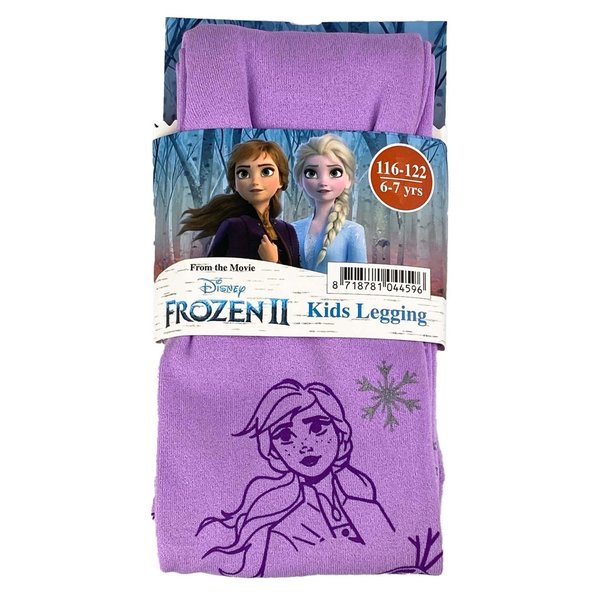 Disney Frozen - Die Eiskönigin Mädchen Leggings Anna & Elsa leicht gefüttert
