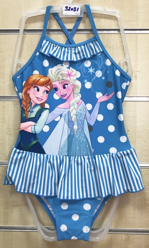 Disney Frozen - Die Eiskönigin Mädchen Badeanzug Anna & Elsa Gr. 98-134