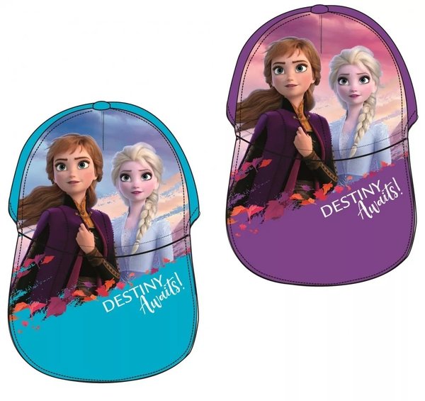 Disney Frozen - Die Eiskönigin 2 Mädchen Baseballcap, Cap, Cappy, Mütze Anna & Elsa