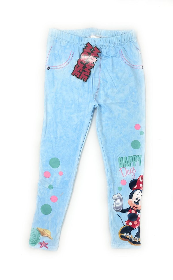 Disney Minnie Maus Wunderhaus Mädchen Leggings Hose, dünn Gr. 104 - 134 - orig. Lizenzware